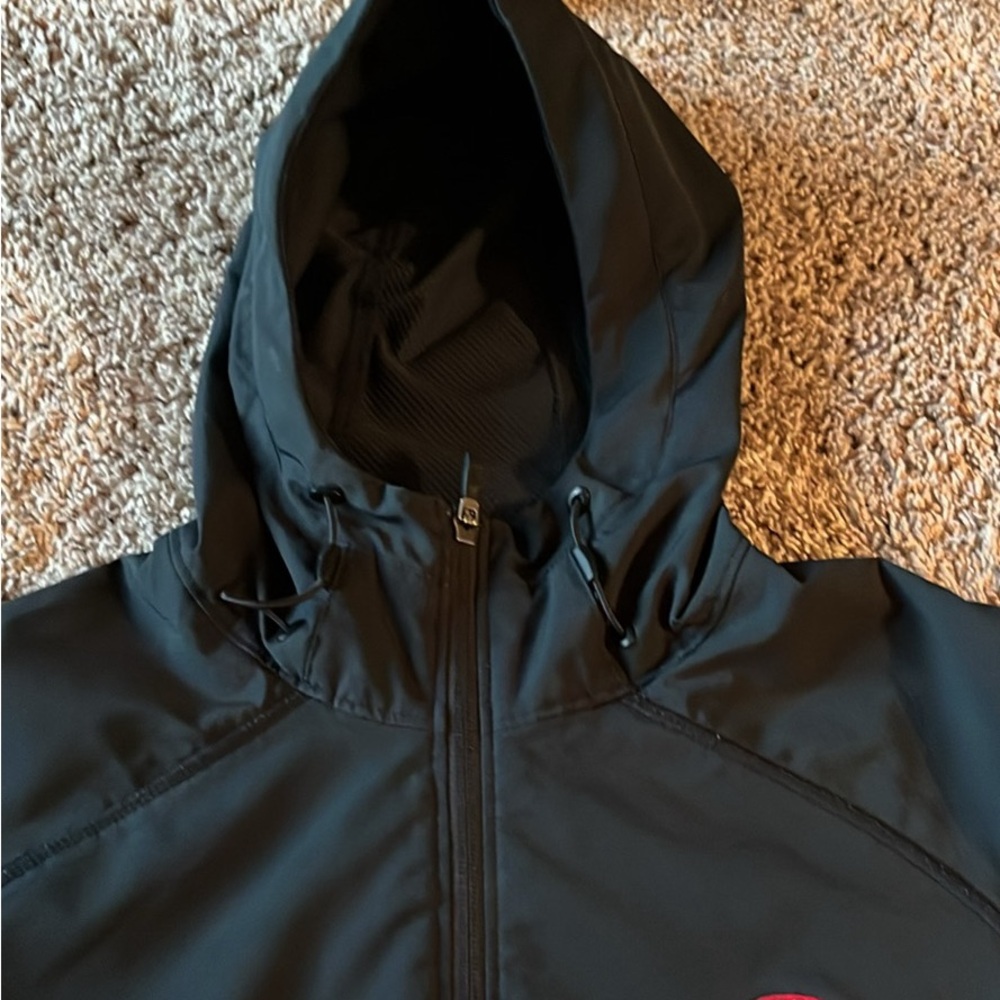 Women’s Columbia Omni shield black hooded jacket size large